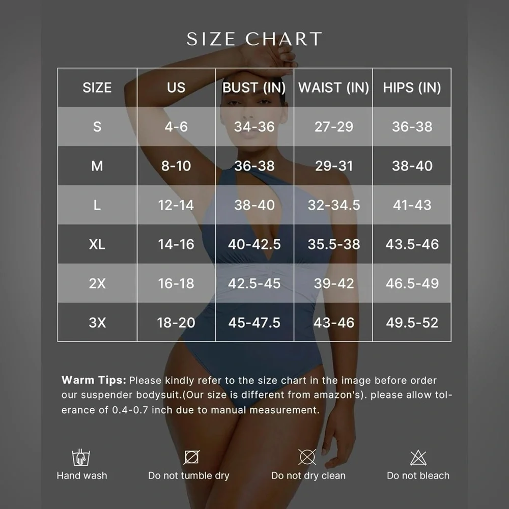 SHAPELLX Women's One Piece Swimsuit Tummy Control